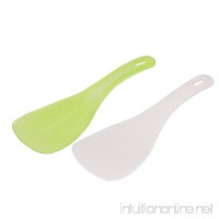 uxcell Plastic Housewares Kitchen Rice Scoop Paddle Spatula 2pcs 7.5 Inch - B017ARQA3Q